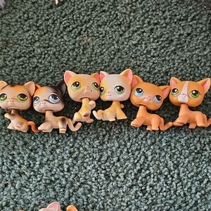 Assorted Cat Figurines Set